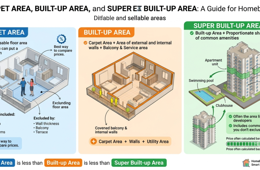 Understanding Carpet, Built-up & Super Built-up Area Before…
