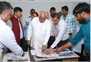 Chief Minister Reviews Ongoing Development Projects at Dholera Special Investment Region