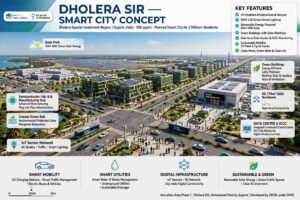 Dholera Smart City Dholera SIR Gujarat Dholera Infrastructure Development Dholera International Airport Dholera Semiconductor Project Ahmedabad Dholera Expressway Dholera Real Estate Investment